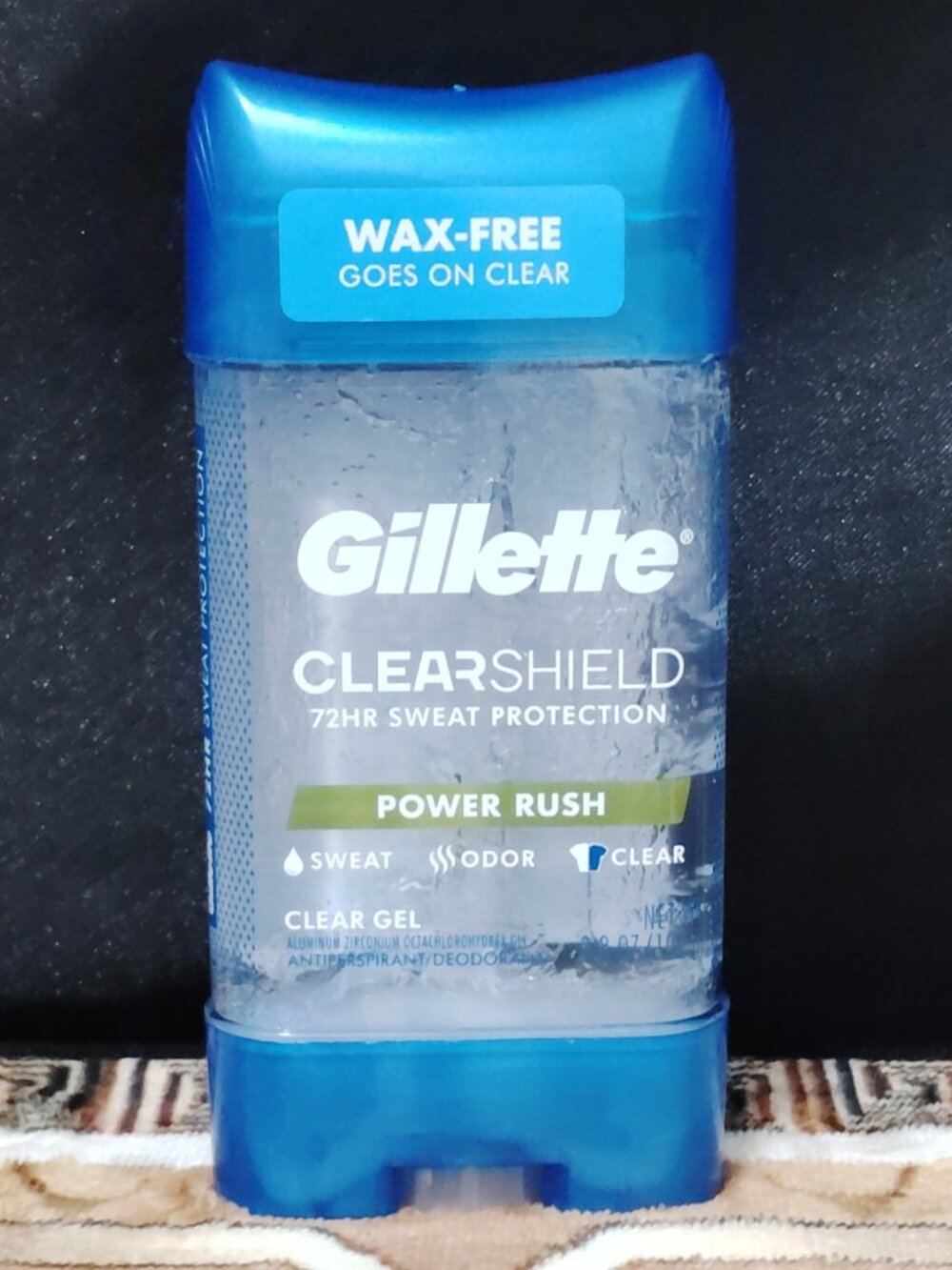 Gillette Clear Gel Power Rush Antiperspirant Deodorant 3.8oz